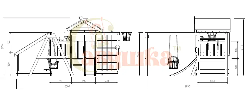 Детская площадка Савушка Baby play 12 (Priority)