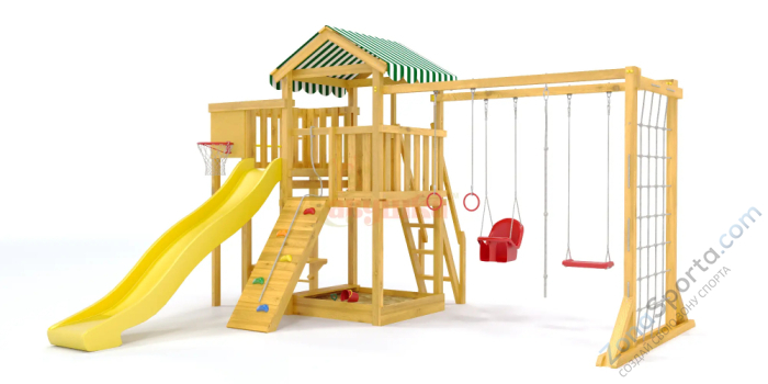 Детская площадка Савушка Мастер 4 Plus (горка 3 метра)