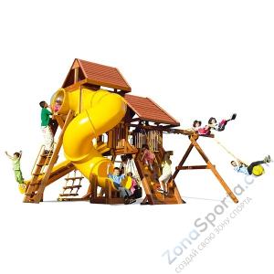 Детская игровая площадка Rainbow Play Systems Саншайн Кастл V Делюкс ДК (Sunshine Castle V WR Deluxe)