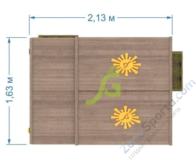 Детский домик IgraGrad Коттедж 2