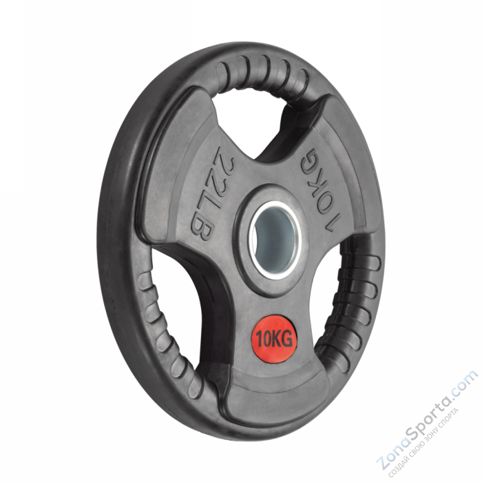 Диск 51 мм. обрезиненный 10 кг. VictoryFit VF-S511000 Диск 51 мм. обрезиненный 10 кг. VictoryFit VF-S511000