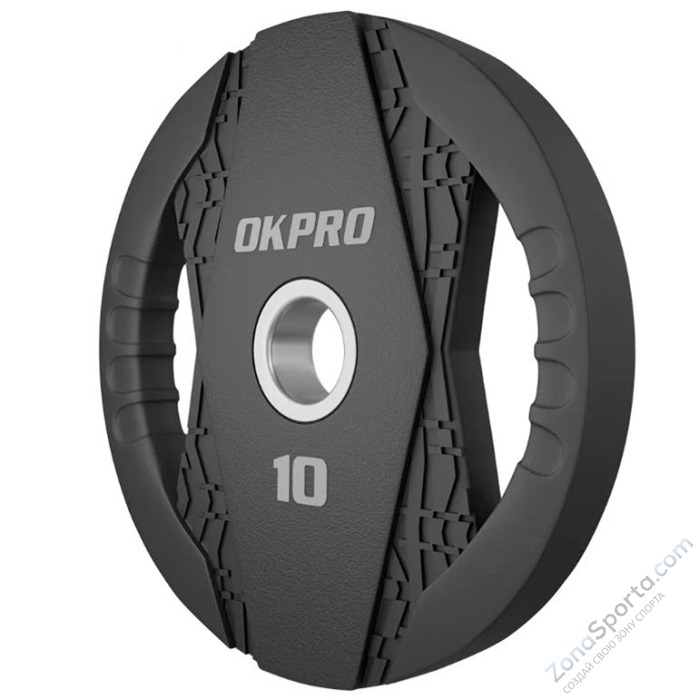 Диск олимпийский обрезиненный 15 кг OKPRO OK2005C-1500