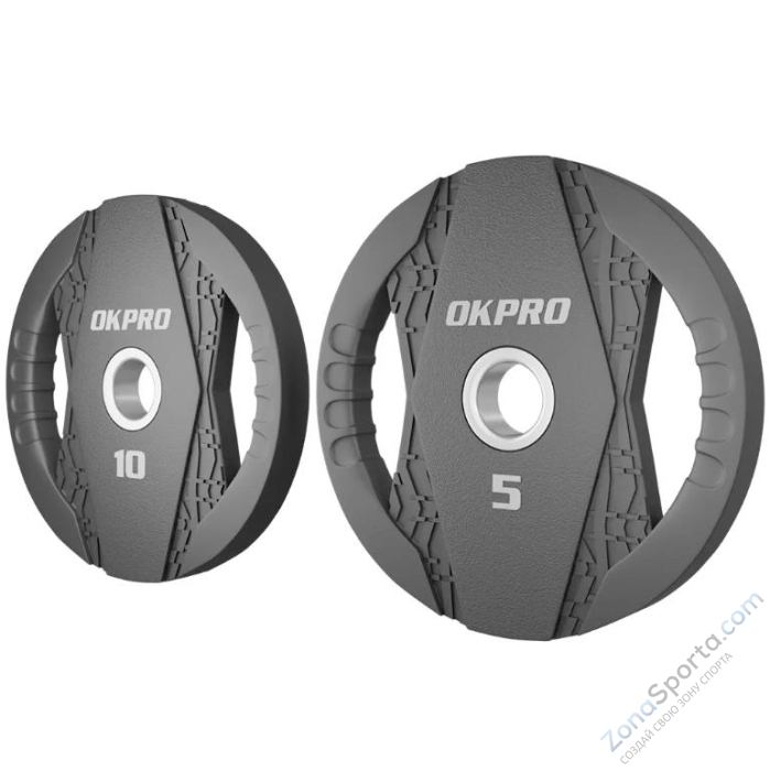 Диск олимпийский обрезиненный 25 кг OKPRO OK2005C-2500