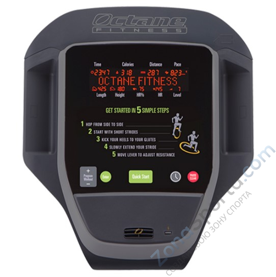 Эллиптический тренажер Octane ZR7000 с консолью Standard