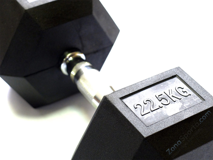 Гантель 22,5 кг гексагональная Original FitTools FT-HEX-22,5 Гантель 22,5 кг гексагональная Original FitTools FT-HEX-22,5
