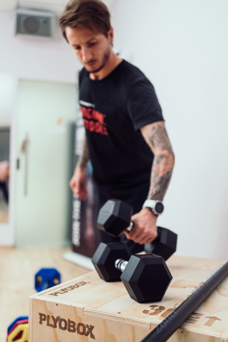 Гантель 3 кг гексагональная Original FitTools FT-HEX-03 Гантель 3 кг гексагональная Original FitTools FT-HEX-03