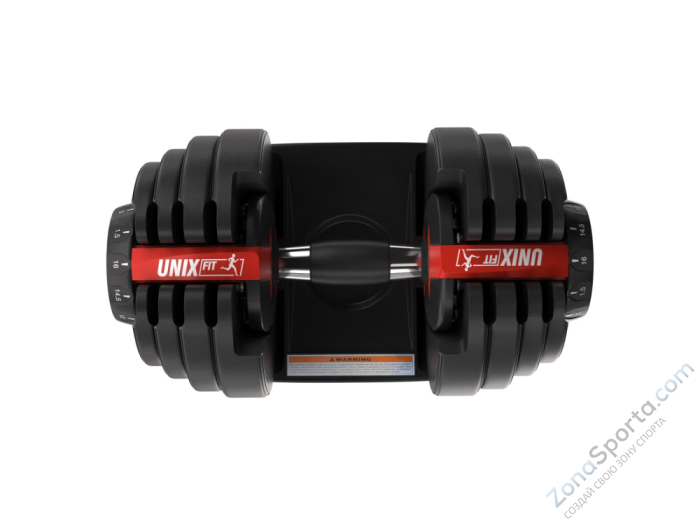 Гантель регулируемая UNIX Fit 40 кг