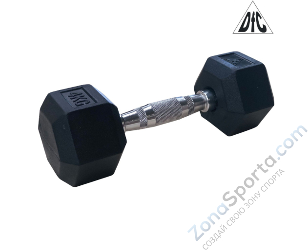 Гантели гексагональные 2 шт. по 4 кг DFC DB001-4 Гантели гексагональные 2 шт. по 4 кг DFC DB001-4