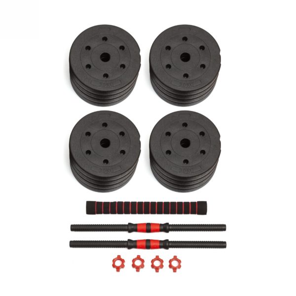 Гантели разборные с грифом, 50 кг. (2 шт. х 25 кг.) VictoryFit VF-DС500 Гантели разборные с грифом, 50 кг. (2 шт. х 25 кг.) VictoryFit VF-DС500