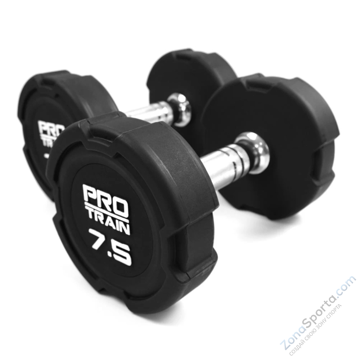 Гантельный ряд полиуретановый 2,5-25 кг Protrain DPU