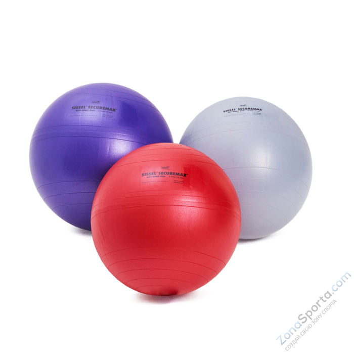 Гимнастический мяч SISSEL Securemax Exercise Ball диаметр 65 см, темно-фиолетовый Гимнастический мяч SISSEL Securemax Exercise Ball диаметр 65 см, темно-фиолетовый