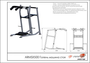 Голень машина стоя ARMSX500