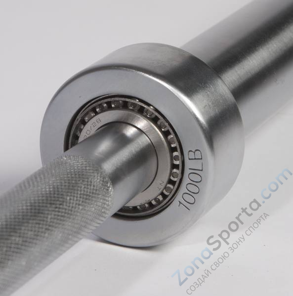 Гриф олимпийский прямой Original FitTools 86", до 453 кг, с упорными подшипниками FT-OB-1000LBS Гриф олимпийский прямой Original FitTools 86", до 453 кг, с упорными подшипниками FT-OB-1000LBS