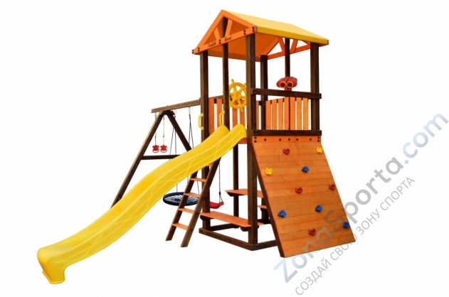 Игровой комплекс Perfetto sport Bari-5 + качели Паутина