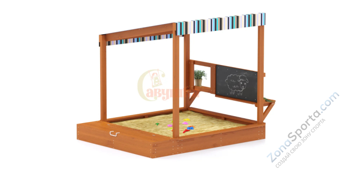 Игровой комплекс Песочный дворик Савушка-1 Игровой комплекс Песочный дворик Савушка-1