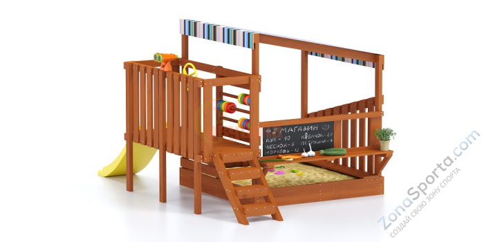 Игровой комплекс Песочный дворик Савушка-3