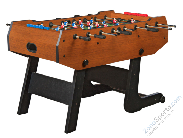 Игровой стол - футбол складной Maccabi (орех)