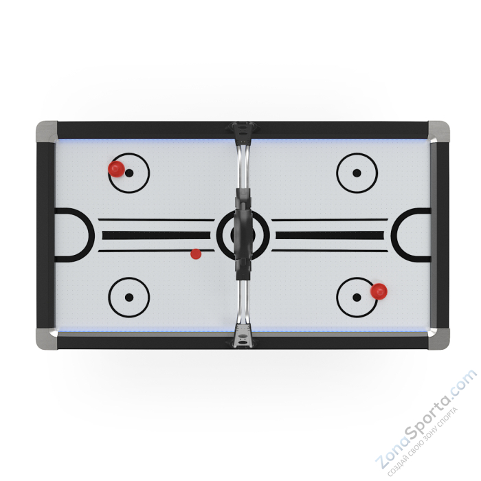 Игровой стол Unix Line Аэрохоккей (226х125 cм) Black White