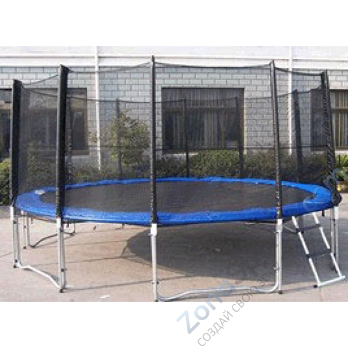 Комплект батут DFC Trampoline Fitness 15FT-TR-E с сеткой Комплект батут DFC Trampoline Fitness 15FT-TR-E с сеткой