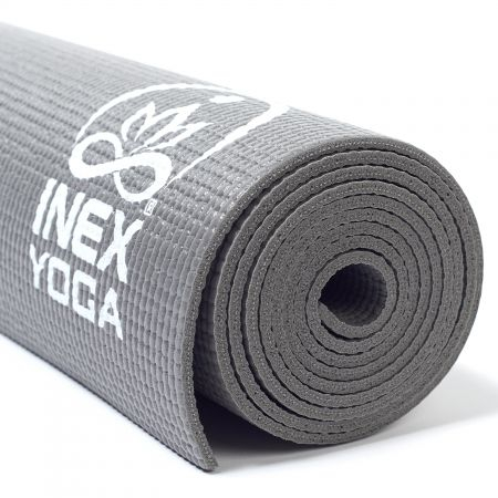 Коврик для йоги INEX Yoga Mat 170 x 60 x 0,35 см, серый