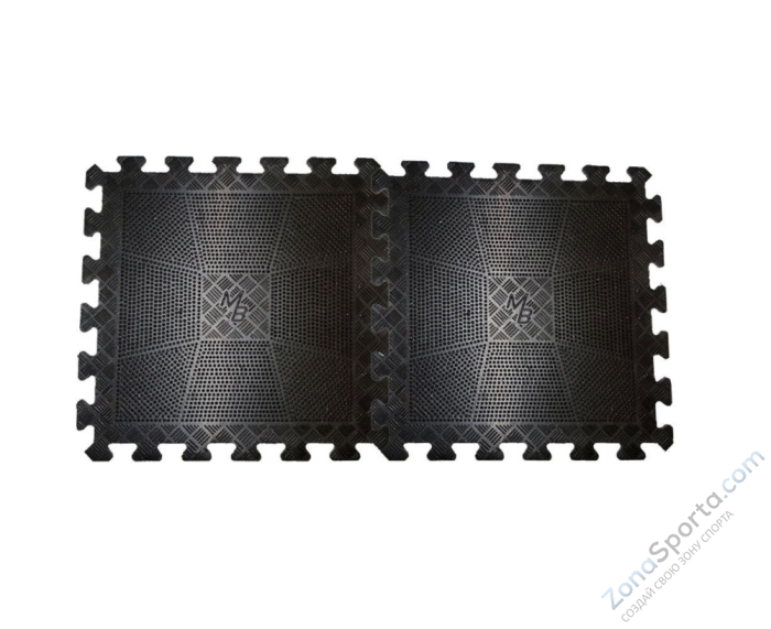 Коврик резиновый МВ Barbell 400х400х20 мм черный MB-MatBL-20 Коврик резиновый МВ Barbell 400х400х20 мм черный MB-MatBL-20