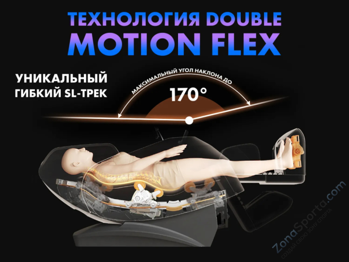 Массажное кресло Fujimo Flexor F500 Grey Массажное кресло Fujimo Flexor F500 Grey