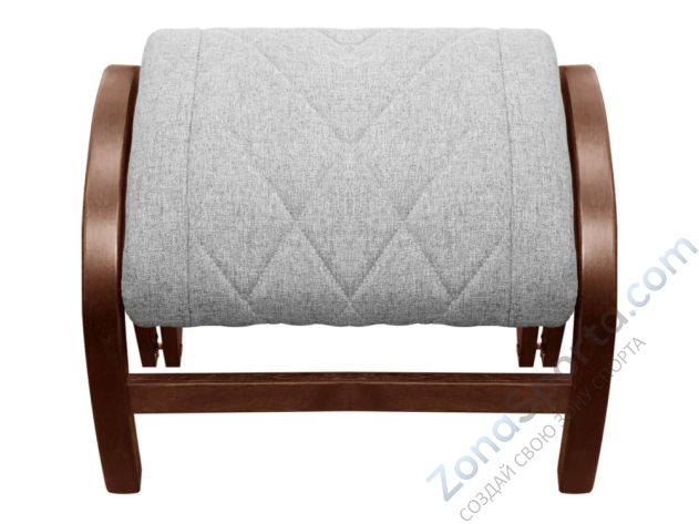 Массажное кресло-качалка EGO Twist Cherry Серый с пуфом