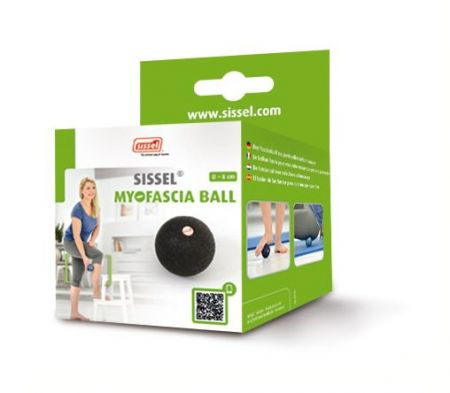 Массажный мячик SISSEL Myofascia Ball диаметр 8 см, черный Массажный мячик SISSEL Myofascia Ball диаметр 8 см, черный