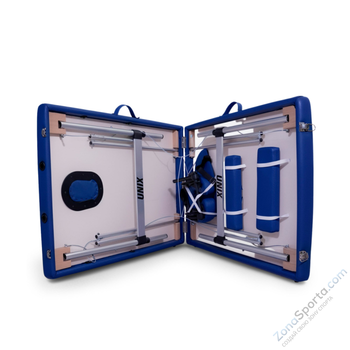 Массажный стол Unix Master 2 Section Blue Массажный стол Unix Master 2 Section Blue