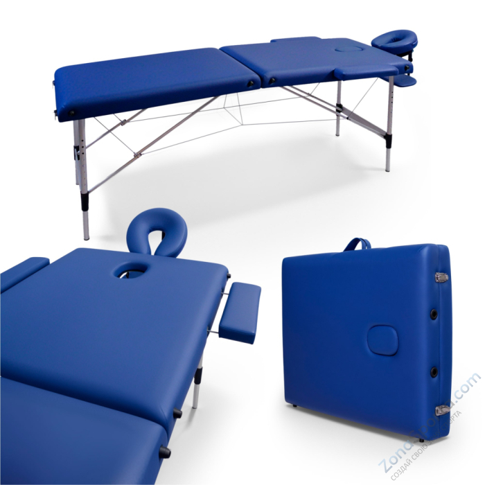 Массажный стол Unix Master 2 Section Blue Массажный стол Unix Master 2 Section Blue