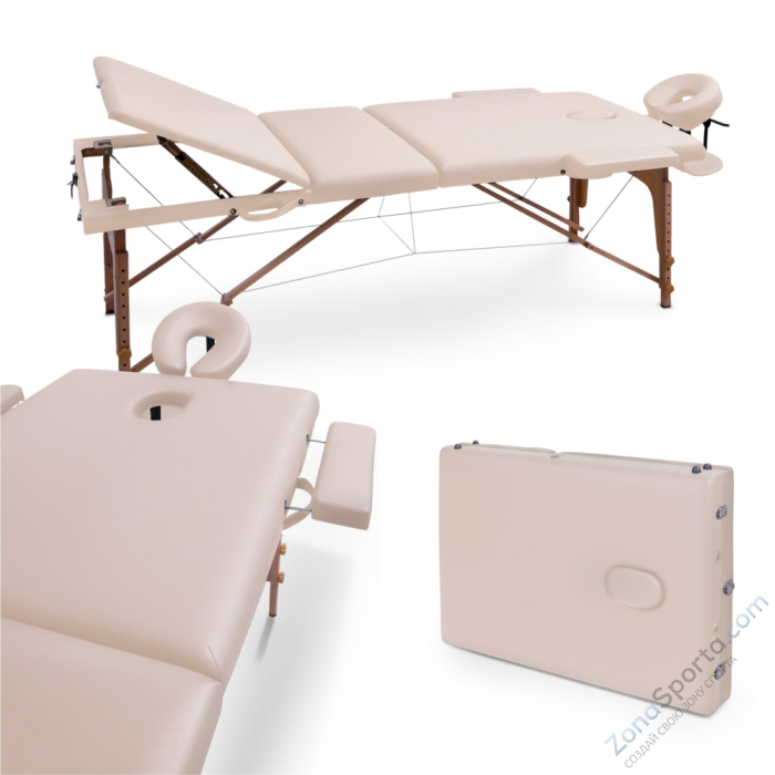 Массажный стол Unix Standard 3 Section Beige Массажный стол Unix Standard 3 Section Beige