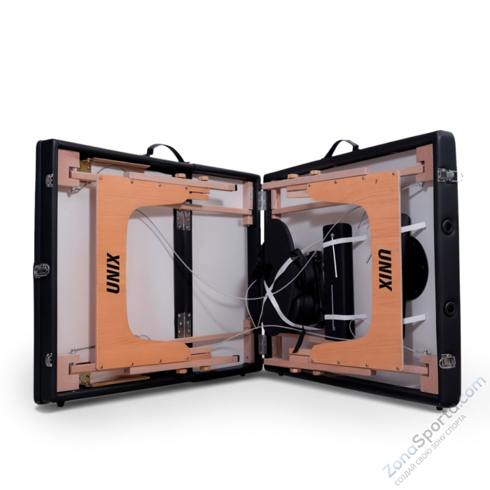 Массажный стол Unix Standard 3 Section Black Массажный стол Unix Standard 3 Section Black