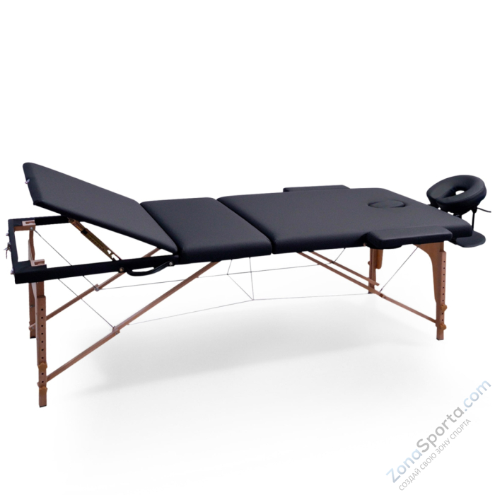 Массажный стол Unix Standard 3 Section Black Массажный стол Unix Standard 3 Section Black