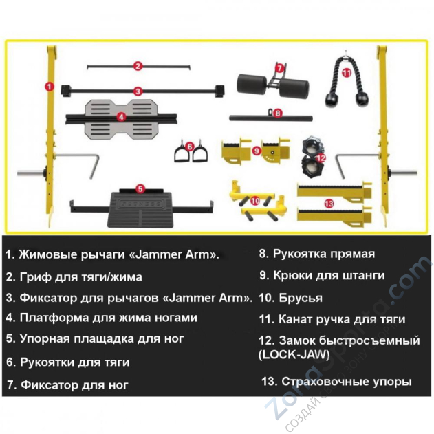 Многофункциональный силовой комплекс Apex Force G20 Max Многофункциональный силовой комплекс Apex Force G20 Max