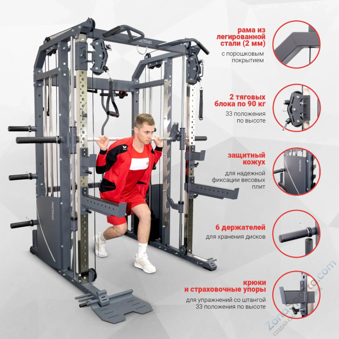 Многофункциональный силовой комплекс Protrain GT3B PRO Многофункциональный силовой комплекс Protrain GT3B PRO