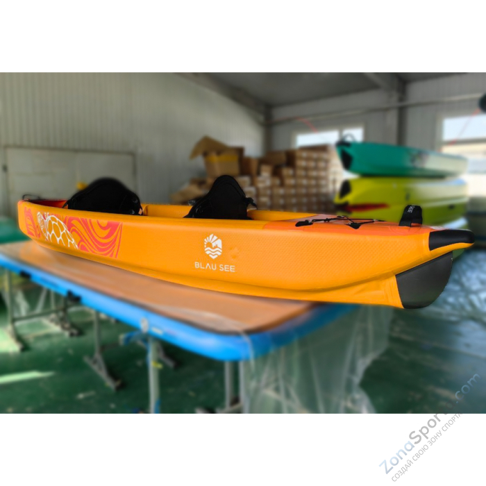 Надувной каяк двухместный Blau See Turtle-2 Премиум