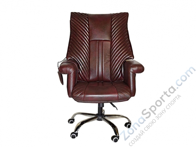 Офисное массажное кресло Ego President Кожа Элит и Премиум