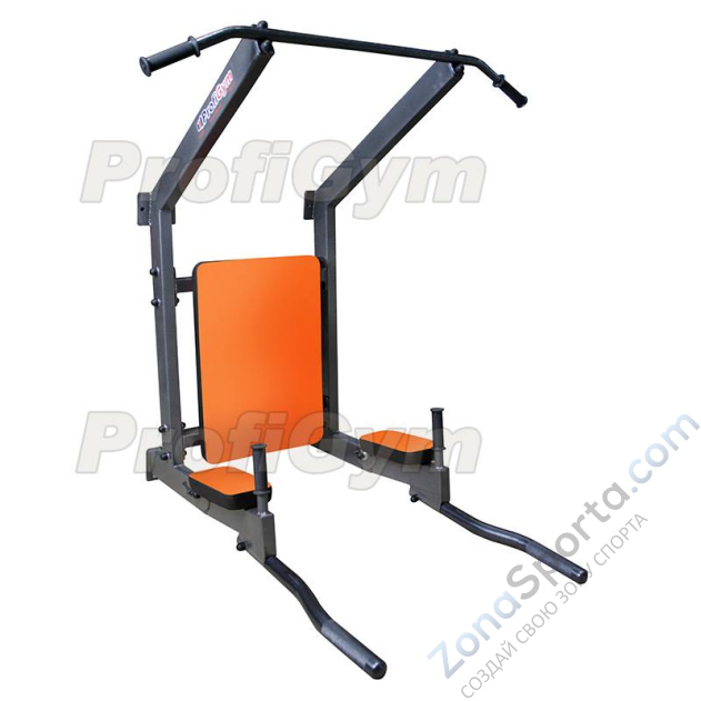 Пресс-турник-брусья настенный складной ProfiGym СВ-0081-G