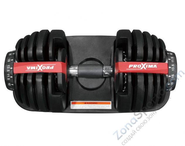 Регулируемая гантель Proxima Gigant 24 кг Регулируемая гантель Proxima Gigant 24 кг