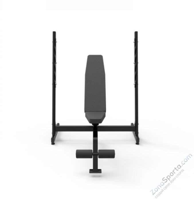 Регулируемая скамья со стойками для жима Apex F308