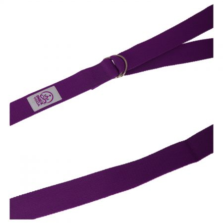 Ремень для йоги INEX Stretch Strap 240 см, фиолетовый