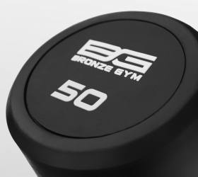 Штанга обрезиненная прямая Bronze Gym BG-PA-BB-S50