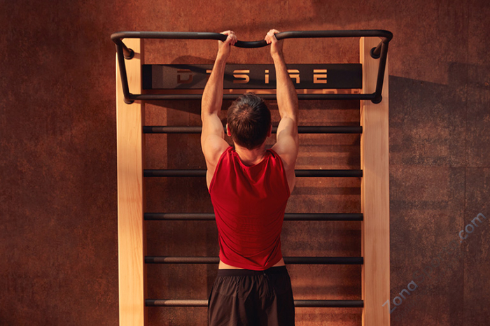 Шведская стенка с брусьями и скамьей Desire Eco Classic