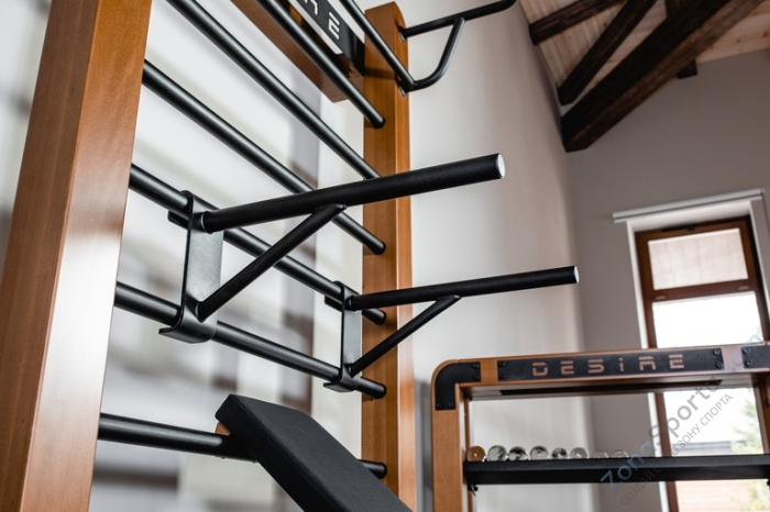 Шведская стенка с брусьями и скамьей Desire Eco Classic