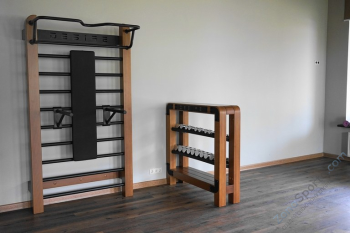 Шведская стенка с брусьями и скамьей Desire Eco Classic