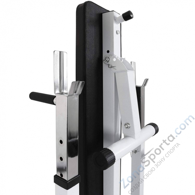 Скамья со стойками под штангу DFC DBCH2W