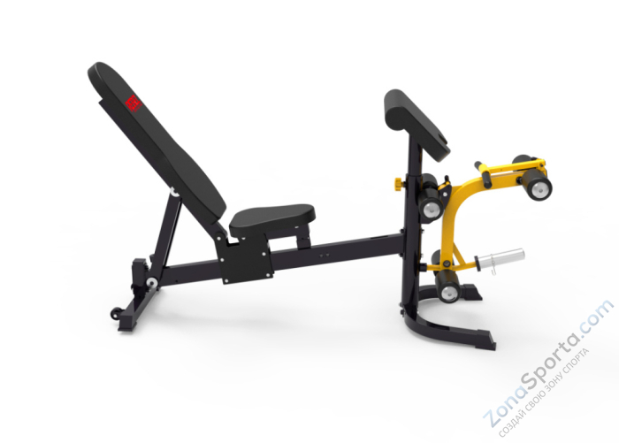 Скамья универсальная с партой Скотта и керлом для ног Rebel RBPC43