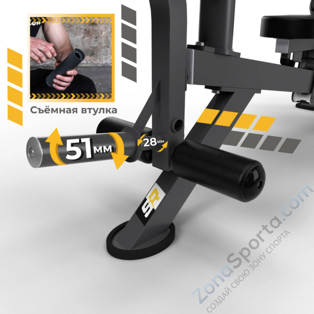 Скамья универсальная StoneRise ThunderShape DCH201