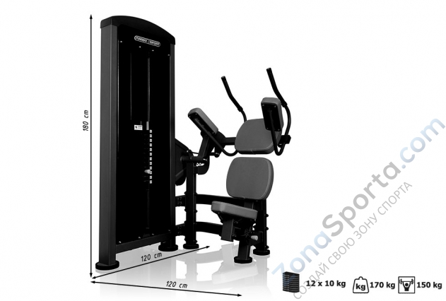 Торс машина Marbo Sport MP-U223