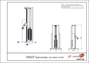 Тренажер на жим стоя ARMS AR069